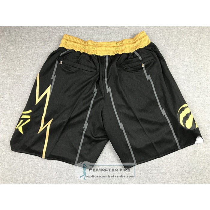 Pantalone Toronto Raptors Ciudad Just Don 2021-22 Negro